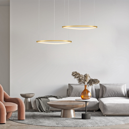 Подвесной светильник 1*LED 25Вт Латунь IP20 Glint MOD072PL-L28BS3K Maytoni