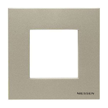 Zenit Рамка горизонт/вертик 1 пост.(2 мод) . шампань IP20 N2271 CV ABB