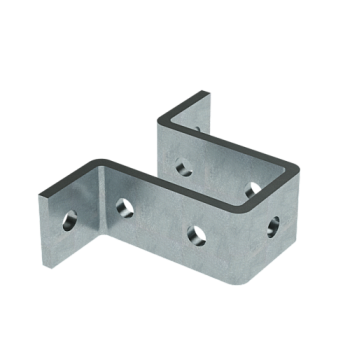 Крепление стеновое для двойного С-образного профиля 41х41, горячеоцинкованное DKC