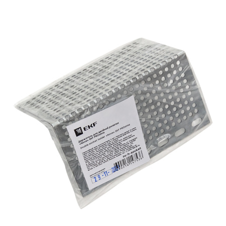 Держатель для двойной розетки "Nova" PROxima EKF