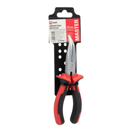 Длинногубцы изогнутые Master 160 мм Basic EKF