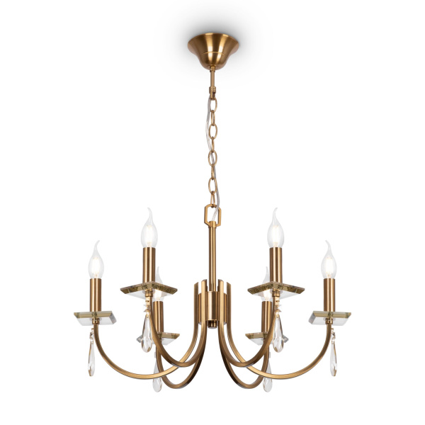 Люстра 6*E14 40Вт Латунь IP20 Forte FR1006PL-06G Freya