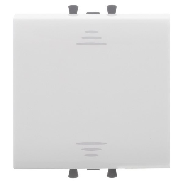 Перекрестный переключатель одноклавишный модульный, "Avanti", "Белое облако", 2 модуля DKC