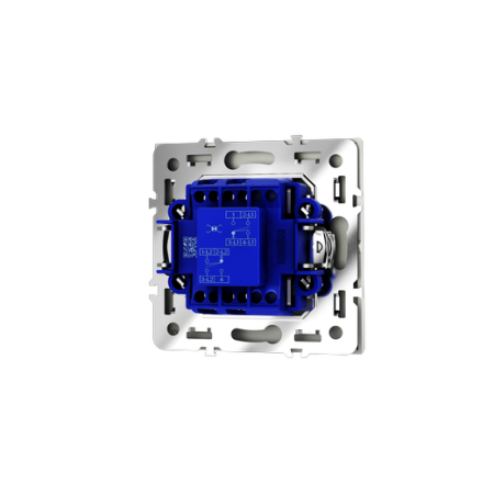 Перекрестный переключатель встраиваемый Voltum S70 одноклавишный 10А, (сталь)