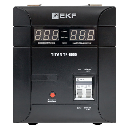 Стабилизатор напряжения электронный напольного исполнения TITAN -TF-5000 EKF