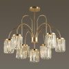 Люстра потолочная E14 9*40W VASSA золотой/хрусталь ODEON LIGHT