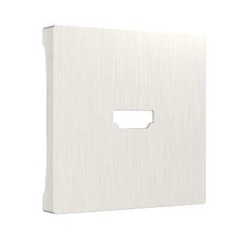 Накладка для розетки HDMI (перламутровый рифленый) СУ IP20 Werkel