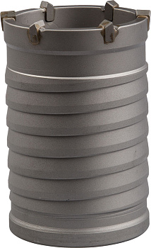 Коронка буровая, конусная посадка, без оснастки, d=68мм, L=100мм ЗУБР