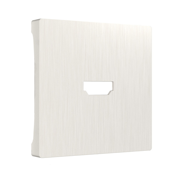 Накладка для розетки HDMI (перламутровый рифленый) СУ IP20 Werkel