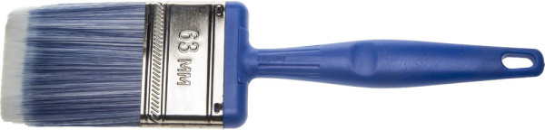 Кисть плоская ЭКСПЕРТ 2в1 БСГ-60 быстросъемная голова с переменн углом, тип АКВА искусств щетина, пласт ручка, 63мм ЗУБР