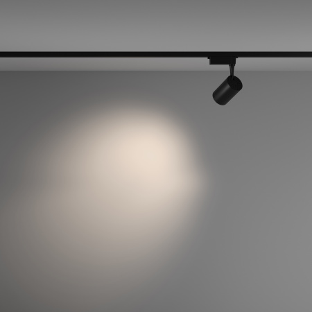 Трековый светильник LED 10Вт Черный IP20 Single phase track system Unity TR003-1-10W4K-M-B Technical Maytoni