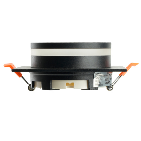 Светильник потолочный встраиваемый, 15W 230V GX53, черный, квадрат, без лампы, DL503 LUNA Feron