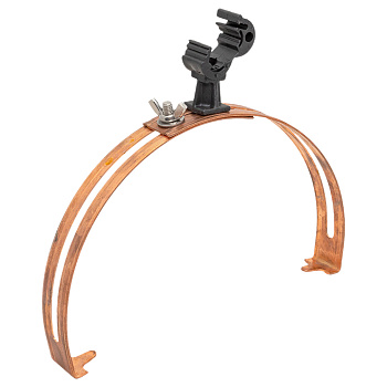 Держатель коньковый регулируемый с пластиковым фиксатором 130-240мм Cu PROxima EKF