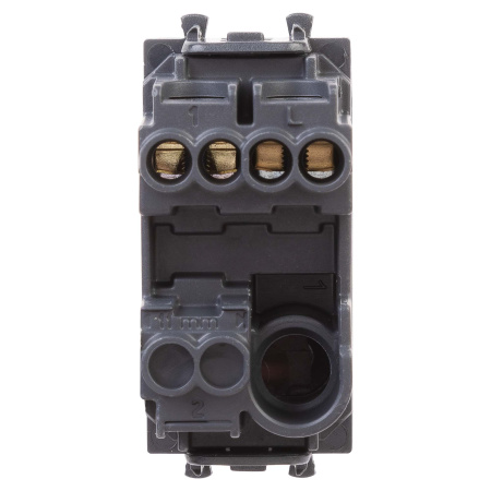 Выключатель модульный, "Avanti", "Черный матовый", 1 модуль DKC