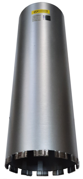 Коронка алмазная 142*450 Laser 1 1/4 UNC HD718 Hilberg
