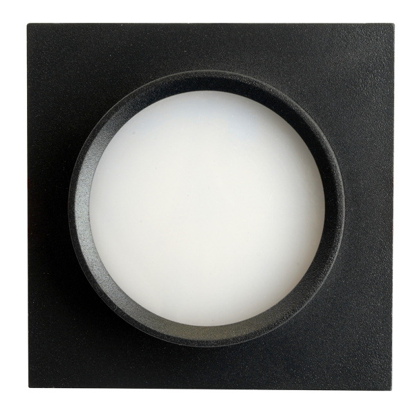 Светильник потолочный встраиваемый, 15W 230V GX53, IP44, черный, квадрат, без лампы, DL505 Feron