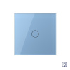 Сенсорный диммер 1 клавиша 1 пост Синий Livolo