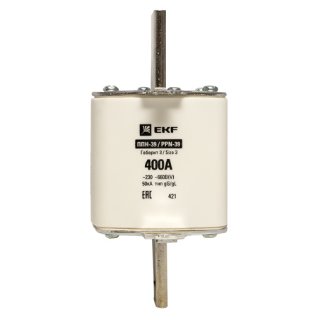 Плавкая вставка ППН-39 630/400А габарит 3 PROxima EKF
