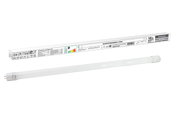 Лампа светодиодная НЛ-Т8-10 Вт-230 В-6500 К–G13, 600 мм, матовая, стекло, непов. Народная TDM