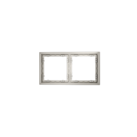 Рамка пластиковая Voltum S70 на 2 поста, (кашемир)