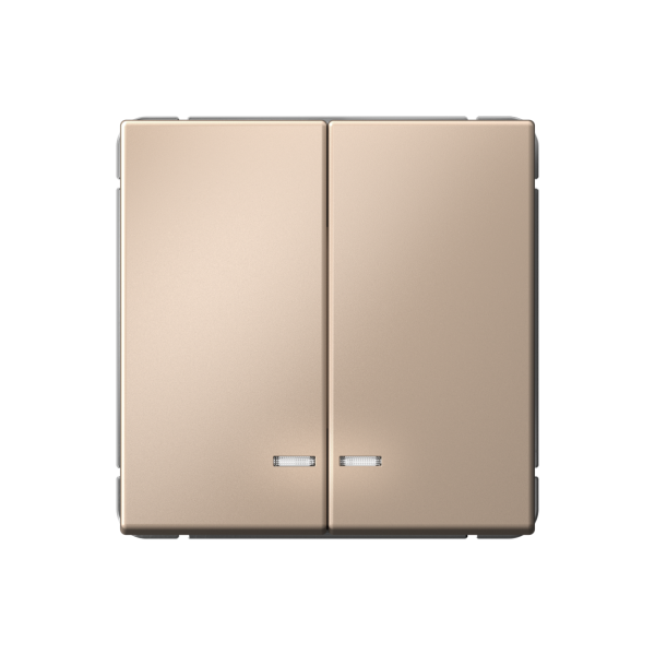 ARTGALLERY 2-клавишный ВЫКЛЮЧАТЕЛЬ с подсветкой, сх.5а, 10АХ, механизм, ПЕСОЧНЫЙ Systeme Electric