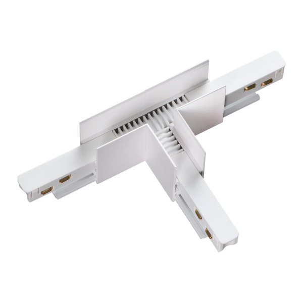 Соединитель с токопроводом для шинопровода Т-образный IP20 48V FLUM белый NOVOTECH