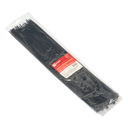 Хомут нейлоновый черный (4,8х450) (100шт) Basic EKF