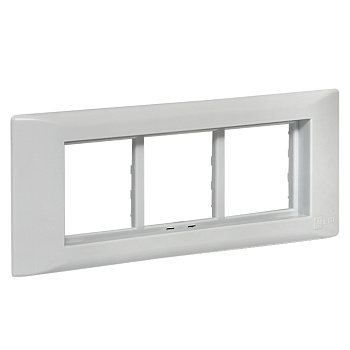 Рамка+суппорт 6 модулей (3 поста) для парапетного кабельного канала C-Line EKF