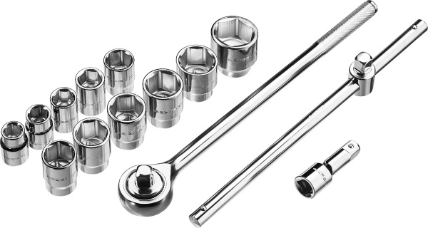 НКТ-14 набор инструмента для крупногабаритной техники 14 предм. Серия Профессионал. ЗУБР