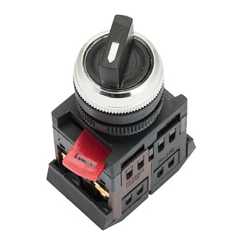 Переключатель АС-22 2P черный NO+NC PROxima EKF