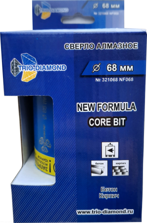 Коронка алмазная по бетону New Formula 72 мм NF072 Trio-Diamond