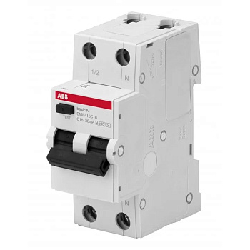 Дифференциальный автоматический выключатель АВДТ 1П+N 25А С 30мА BMR415C16