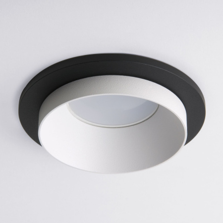 Встраиваемый точечный светильник GU10 белый, черный IP20 (a053344) Elektrostandard