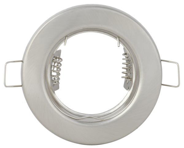 Светильник встраиваемый под лампу MR16 хром матовый IEK