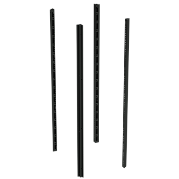 Стойки вертикальные для напольных 19" IT-корпусов ДКС серии CQE, В=1600мм, без дополнительных креплений, 4шт , RAL9005 DKC