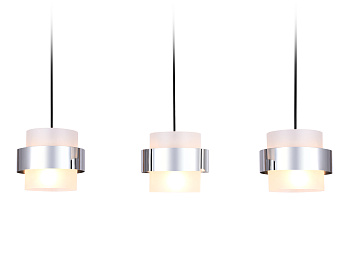 Подвесной светильник со сменной лампой TR3651/3 CH/FR хром/матовый E27/3 max 40W 820*180*700 Ambrella Light