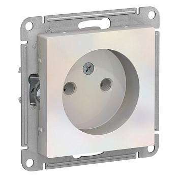 ATLASDESIGN Механизм розетки без лицевой панели СУ 1-м без заземления 16А жемчуг IP20 (кр.10шт) Schneider Electric