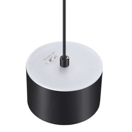 Св-к накл.с перекл.цв.темп.,пров.2м IP20 LED 3000К/4000К/6000К 12W вниз+3W вверх черн GIRO NOVOTECH