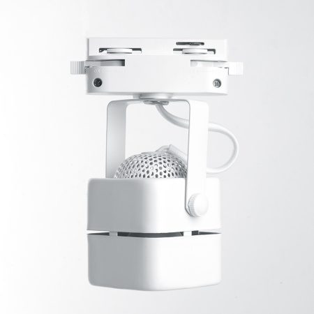 Светильник Feron AL190 трековый однофазный на шинопровод под лампу GU10, белый