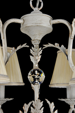 Люстра 6*E14 60Вт Белый с Золотом IP20 Susie FR3403-PL-06-WG Freya