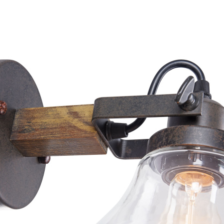 Настенный светильник (бра) 1*E27 60Вт Черный IP20 Lorenza FR4171-WL-01-B Freya