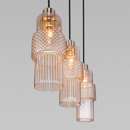 Подвесной светильник с плафонами 3*E27 40Вт бронза IP20 (50209/3 бронза) Eurosvet