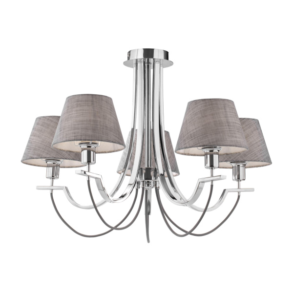 Люстра 5*E14 40Вт Хром IP20 Felisa FR5019CL-05CH Freya