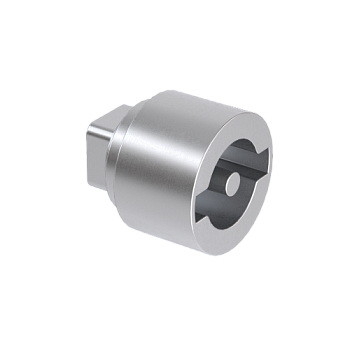 Личинка замка, для малой ручки, под ключ с двойной бородкой 3мм DKC