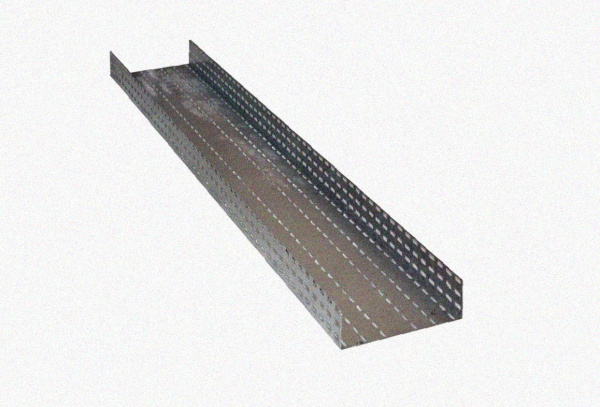 Лоток перфорированный ЛМ 100х100х2000 УТ1,5, оцинкованный лист S1,0