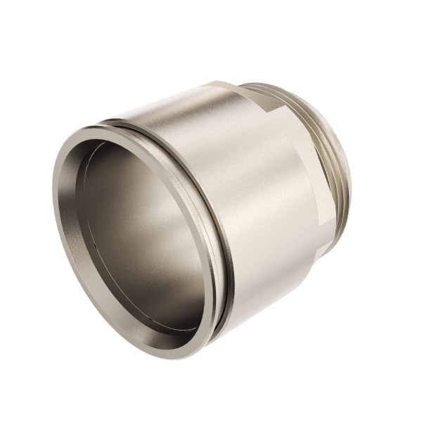 Муфта труба-коробка д.50мм, IP66/IP67, М50х1,5, никелированная латунь DKC