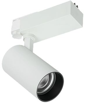 Светильник светодиодный трековый 304 PRO 50Вт 4000K трехфазный 36град белый IEK