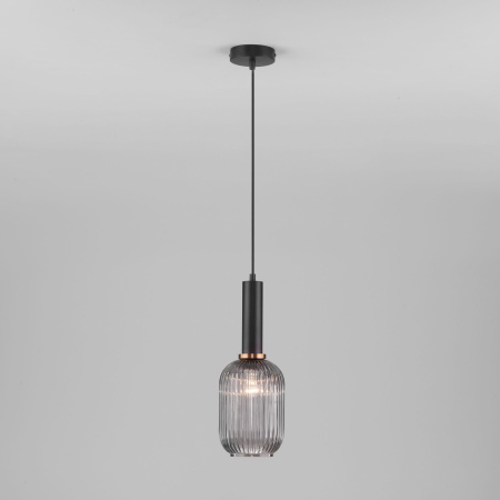 Подвесной светильник 1*E27 40Вт черный IP20 (50181/1 дымчатый) Eurosvet
