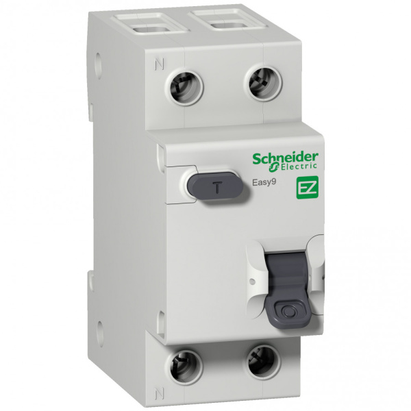 Дифференциальный автоматический выключатель АВДТ 1П+N 40А С 30мА EASY 9 Schneider Electric