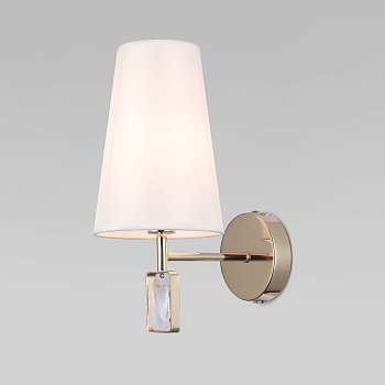 Классический настенный светильник 1*E14 40Вт золото IP20 Milazzo (60137/1 золото) Eurosvet